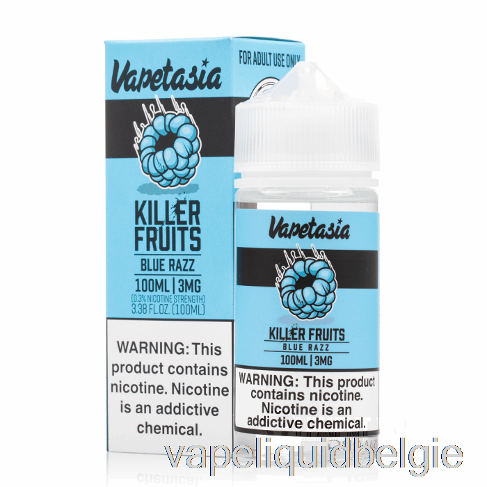 Vape-vloeistof Blauwe Razz - Vapetasia - 100 Ml 6 Mg